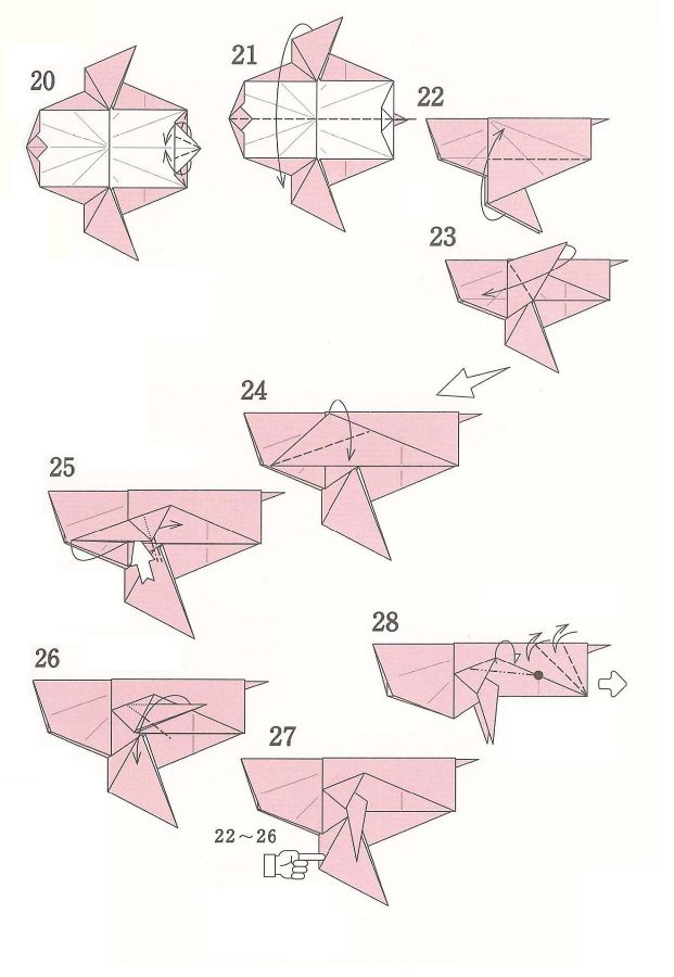 origami diagrams steps