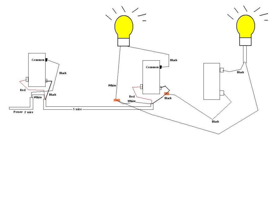 3 way switch diagram simple