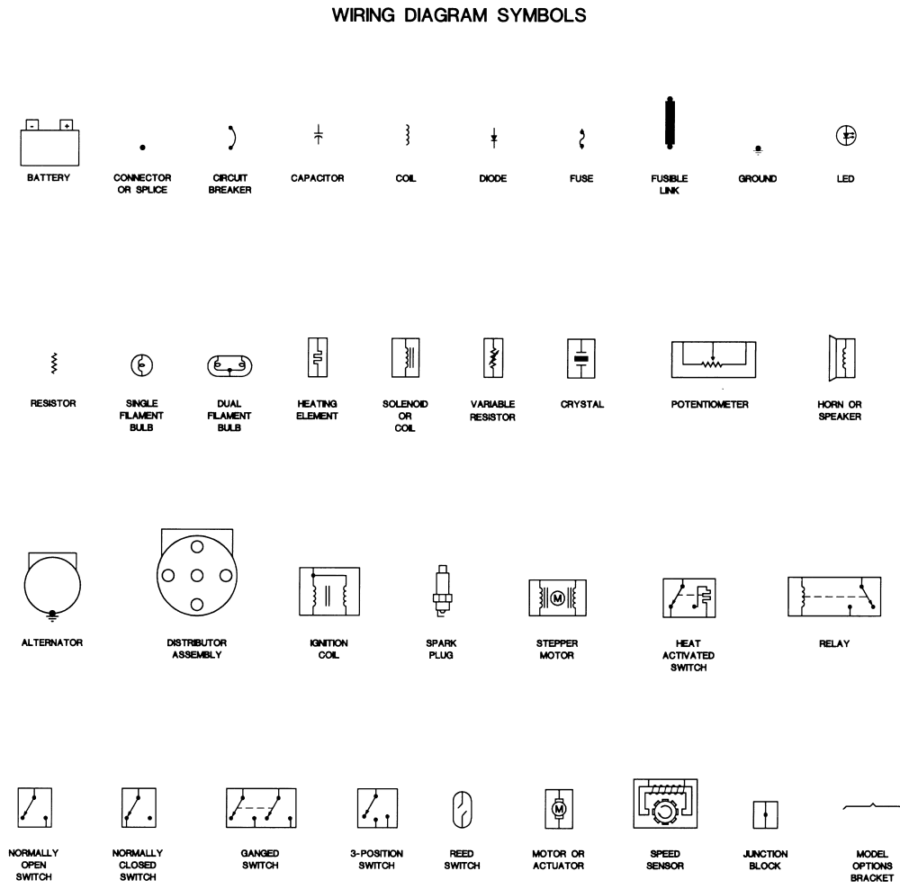 2C Electrical Diagram Symbols