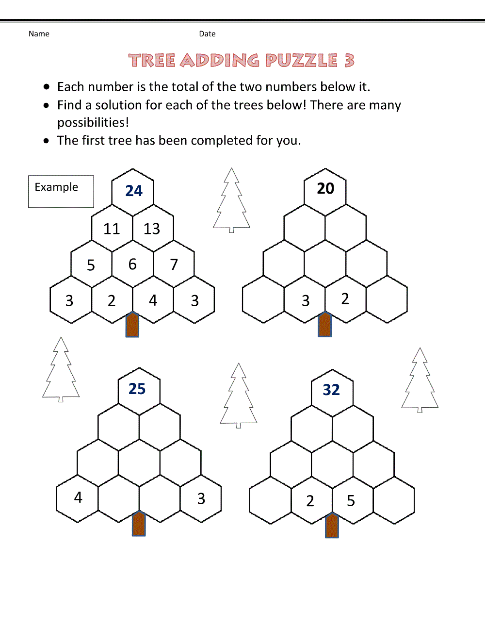 Tree Diagram Worksheets 3rd Grade