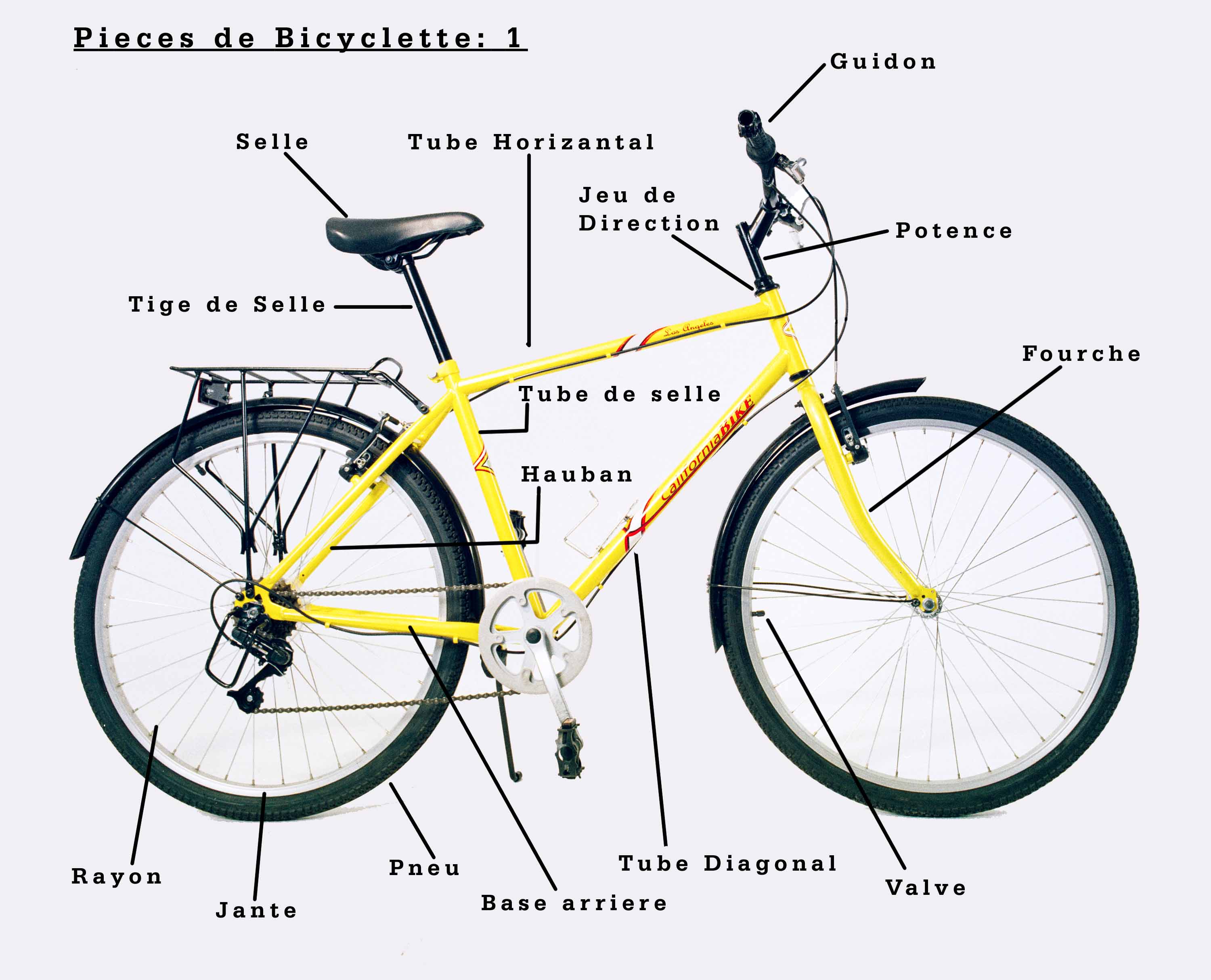 Road Bike Parts Diagram